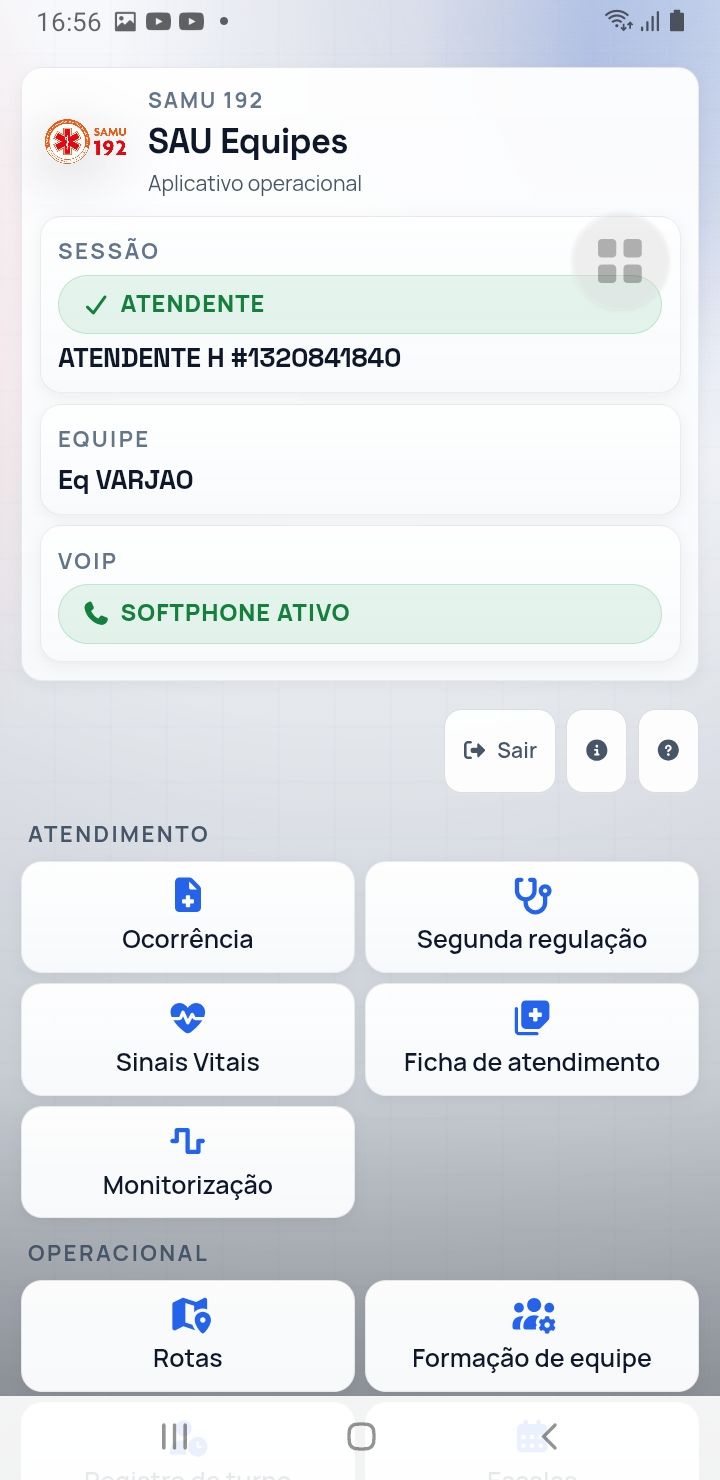 Softphone integrado ao painel da equipe